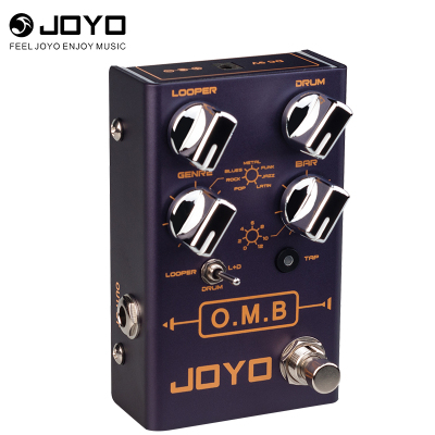 卓乐(JOYO)R系列电吉他单块效果器 过载失真加载IR箱模数字R-06 O.M.B(Looper+鼓机)