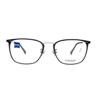 蔡司(ZEISS)光学近视眼镜架 男女款钛商务休闲眼镜框全框ZS-85005 53mm