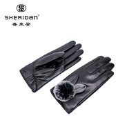 喜来登 绵羊皮手套 女式