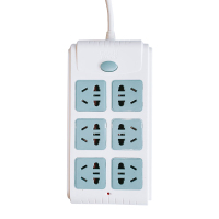 玛尼 MTS-A465 六位一开带线排插3米(新国标-儿童保护门)