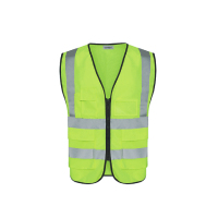 企业定制 反光马甲 涤长丝双口袋反光背心马甲(100件起订)(ZQ)