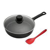 [双立人]平底锅铲子套装28cm 深煎炒锅不粘锅浅口锅ZW-AS2577