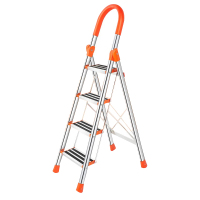广梯XDL-214 新大陆系列-大D铝合金防滑梯 撑开高度为1.4m (4级)
