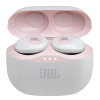 JBL TUNE120TWS 真无线蓝牙耳机 跑步运动吃鸡 双耳通用型音乐耳塞入耳式运动耳机 粉红白