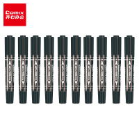 齐心MK803大双头记号笔10支装