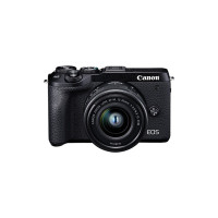 佳能 EOSM6 MARK II微单反数码照相机 M6 2代/ EF-M 18-150mm IS STM黑色 官方标配