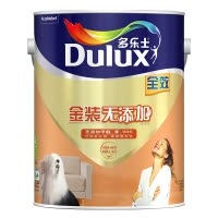 多乐士(Dulux)金装无添加全效内墙乳胶漆 墙面漆 油漆涂料 A833 5L哑光白色