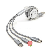 遥里逊(YAOLIXUN)一拖三伸缩数据线YLX-306