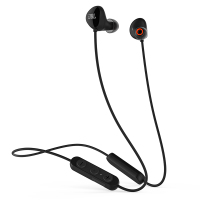 JBL C125BT无线蓝牙耳机 入耳式运动耳机 磁吸颈挂式 超长续航 游戏重低 苹果安卓手机通用耳机 幻夜黑