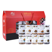 岭味(Lingwei) 国粹山珍 大兴安岭干货野生菌菇组合装 10罐/盒 610g