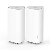 [双母装]360全屋路由V5M Mesh分布式路由器 AC2600M高通四核CPU全千兆5G双频无线高端大户型别墅穿墙王 内配原装千兆网线