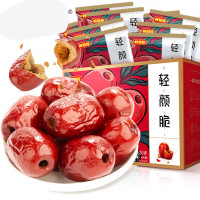 好想你 轻颜脆420g脆枣无核香酥脆新疆脆灰枣红枣干零食非无油烘干 无核香酥脆枣420g(12包)