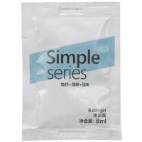 领路者(Lingluzhe) 宾馆酒店桑拿一次性用品 简约清新8g沐浴露 外出旅行便携沐浴露 单只装