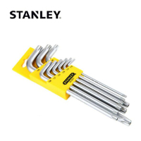 史丹利(STANLEY)9件套 长L形中孔花形扳手TT10-TT50 92-625-23