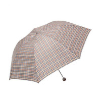 天堂伞 格子 三折 雨伞 混色 339S (单位: 把)