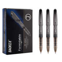 宝克 PC2088 PC2128 黑色中性笔0.28mm 0.38mm财会笔半针管办公签名笔 12支/盒(单位:件)