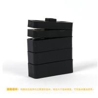 宇启恒飞钢塑固线器底座100个装黑色12mm