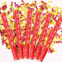 SCP 婚庆礼品结婚礼炮 SCP-12707 手持礼花筒庆典婚礼礼花红金彩条款 (200个起订)