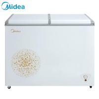 美的(Midea)BCD-220VM(E) 220升 冰柜 双温柜冷藏冷冻 蝴蝶门 冷柜 家用商用 节能大冰柜卧式冷柜