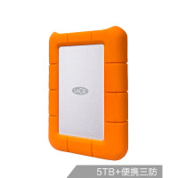 LaCie 5TB Type-C/USB3.1 移动硬盘Rugged 2.5英寸 便携三防