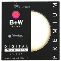 B+W uv镜 滤镜 72mm UV镜 MRC NANO XS-PRO