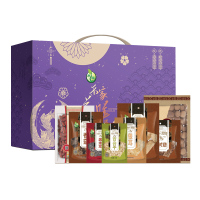 禾煜 禾家美膳1551g (银耳 香菇 百合干 茶树菇 猴头菇 小核桂圆干 新疆珍珠枣 东北黑木耳 送礼员工福利团购)