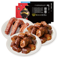 【周黑鸭】锁鲜卤鸭脖200g*2 卤鸭翅250g 气调盒装 武汉特产卤制鸭肉类休闲食品零食小吃