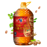 多力一级压榨花生油5L*4