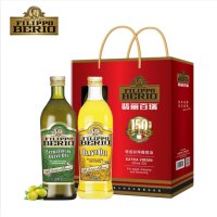 翡丽百瑞FILIPPO BERIO 特级初榨橄榄油1L特级+1L混合橄榄油组合