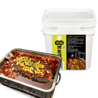 十吉重庆万州烤鱼调料5kg桶装秘制调料开店批发商用配方