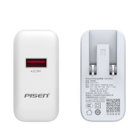 品胜华为充电器快充头22.5W闪充usb插头qc3.0适用p20p30pro/mate30通用小米10pro苹果11手机