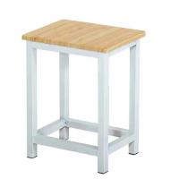 三迪 小吃店麻辣烫饭店简约食堂面馆钢筋凳子 方形椅