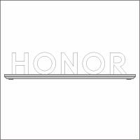 荣耀 HONOR 3C展台 树脂发光字(含底座) 百和仕