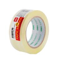 得力 30247 封箱大卷胶带 透明胶带宽胶带胶布 48mm60y 6卷装
