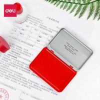 得力(deli) 9891 (红)秒干印台