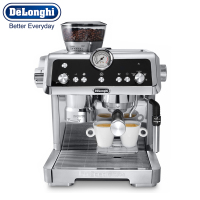 德龙(Delonghi)EC9335.M半自动咖啡机 进博会展示家用商用电子温控萃取感应研磨智能压粉 蒸汽奶泡系统