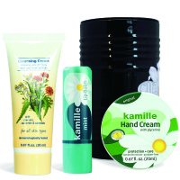 护肤三件套 薄荷修护唇膏4.8g+经典护手霜20ml+洗面奶20ml