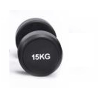 包胶哑铃黑胶固定哑铃40KG
