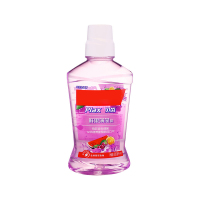 得力 LH 漱口水 鲜果薄荷味漱口水500ml0酒精 口腔清洁去牙结石去口臭抗菌