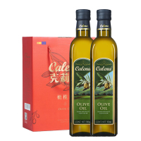 克莉娜纯正橄榄油500ml*2礼盒西班牙进口食用油