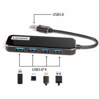 lenovo联想 EA04玻璃镜面转接线Type-C扩展坞usb分线器扩展一拖四VGA读卡器hdmi EA04