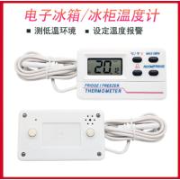 AT 厨房电子冰箱温度计 冰柜冷库温度计 测低温磁铁吸附定温报警温度计-YCX