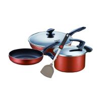 苏泊尔 火红点三件套T1232T 30cm炒锅 22cm煎锅 22cm汤锅