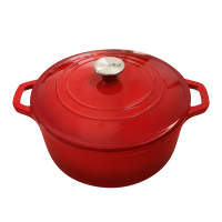 斯阁睿 珐琅铸铁锅炖锅汤锅搪瓷煲汤锅 SGR-CJ003 φ26CM 红色