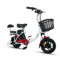 比德文电动车小型锂电成人电动自行车电瓶车代步车助力车学生男女