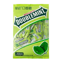绿箭原味薄荷口香糖100片300g袋装