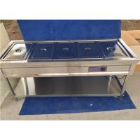 正腾 早餐车售饭车商用电加热不锈钢保温车5格早餐车 五盒 车的料材0.6厚 1500×600×800