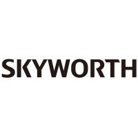 SKYWORTH (新字体)直边半侧光迷你字(黑色)欧邦标识