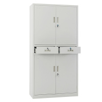 齐心COMIX 中二斗铁皮柜