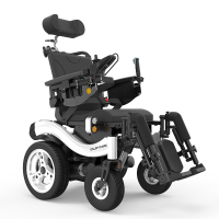 伊凯越野型智能电动轮椅车户外室外老年人残疾人公路电动可平躺老人代步车四轮EPW61-65C 100AH锂电池续航65K
